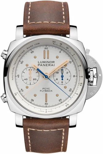 Panerai Luminor 1950 44 PCYC Chrono Flyback Automatic Stainless Steel / White PAM00654 (654, PAM654) — фото часов